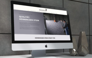 Mockup Webseite Henningsen Stein